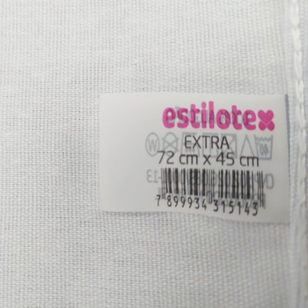 Kit 10 Panos de Prato Extra Branco Estilotex - Imagem 2