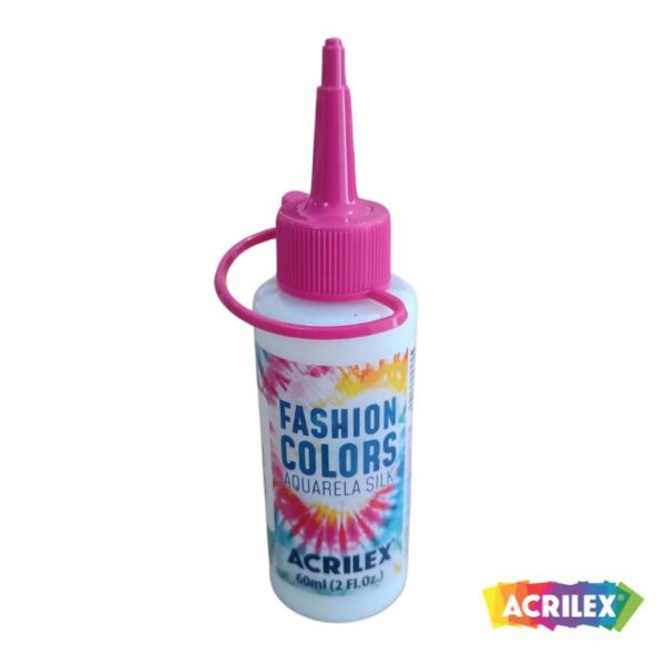 Tinta Acrilex Fashion Colors Aquarela Silk 60ml Incolor Clareador