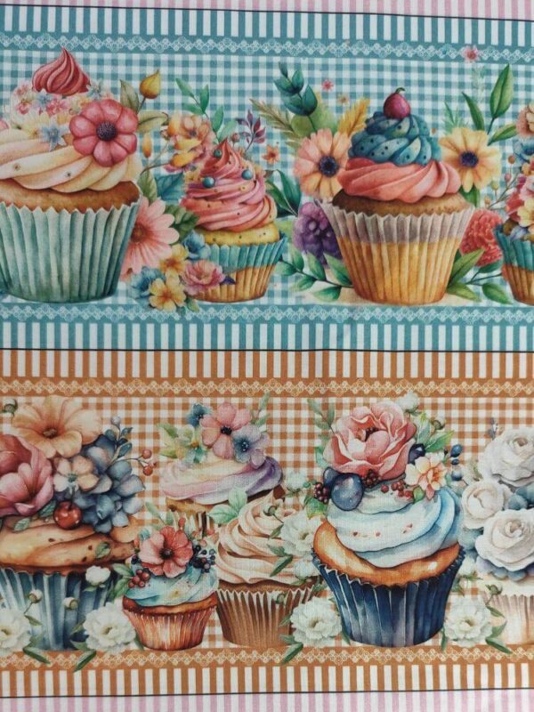 Barrado Digital Cookies Charmosos 55cm x 150cm - Imagem 2