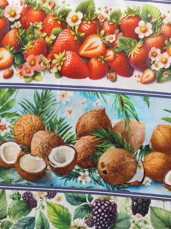 Barrado Digital Frutas Especiais 55cm x 150cm - Imagem 3