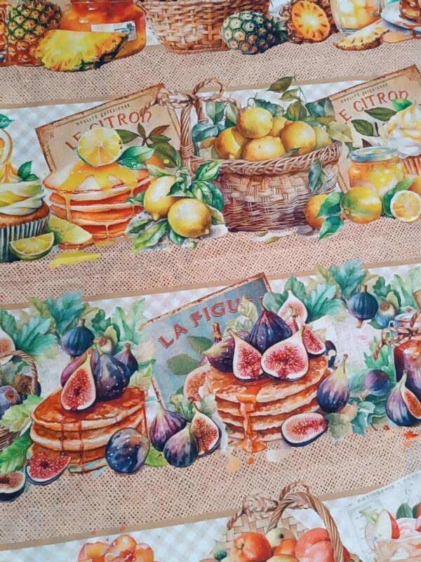 Barrado Panqueca de Frutas 55cm x 150cm - Imagem 3