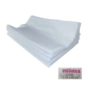 Kit 10 Panos de Prato Extra Branco Estilotex